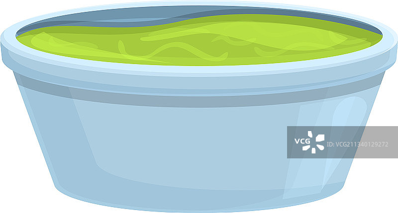 山葵粉卡通扁平风格图标图片素材