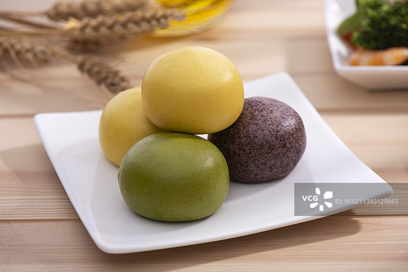 健康饮食 儿童杂粮馒头图片素材