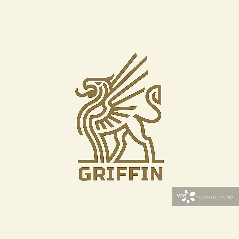 狮鹫标志图片素材