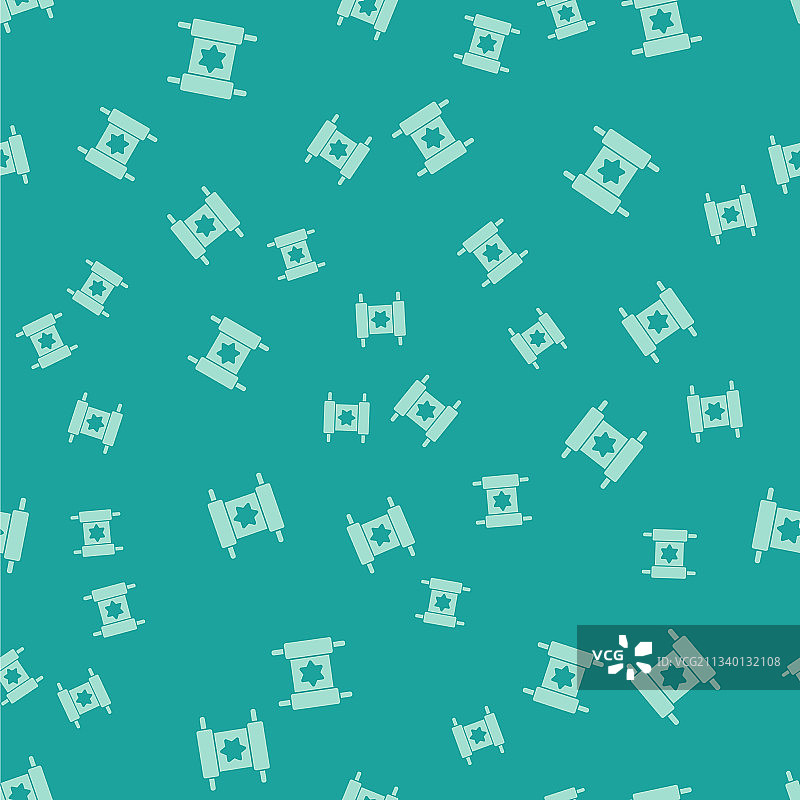 绿色妥拉卷轴图标图片素材