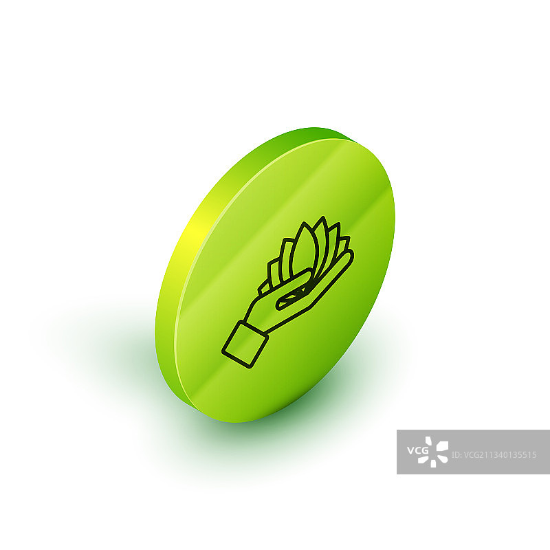 白色背景上的2.5D线条莲花图标图片素材