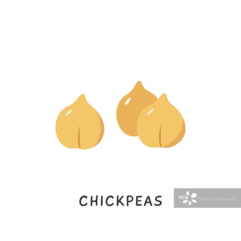 卡通鹰嘴豆类图片素材