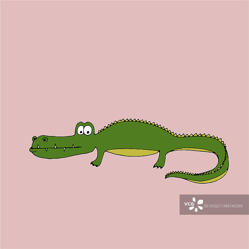 动物扁平化设计插画图片素材