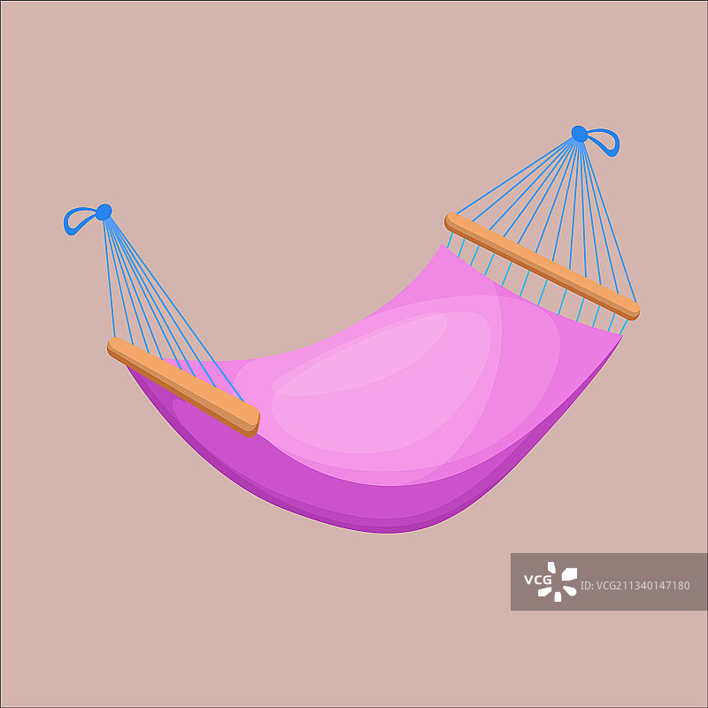 时尚吊床扁平风格设计图片素材
