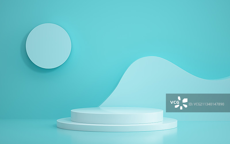 产品展台三维图形背景图片素材