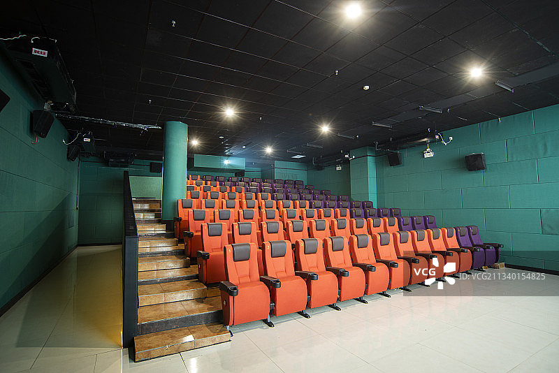 无人的电影院图片素材
