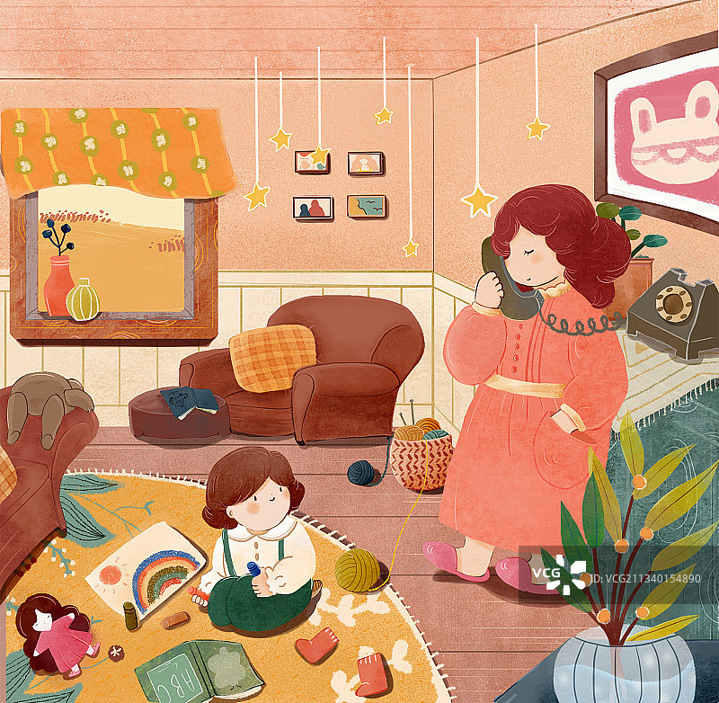 温馨的房间图片素材