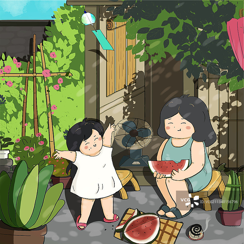 盛夏图片素材