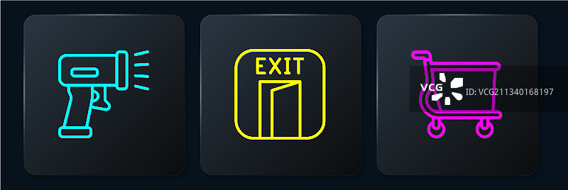 扫描条形码购物车banner图片素材