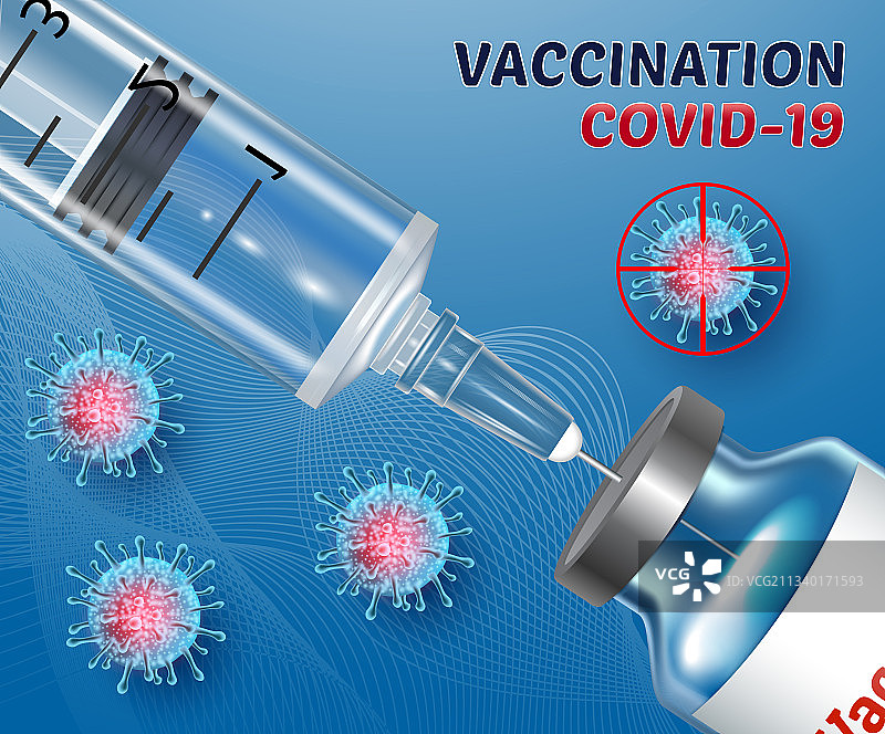 新冠疫苗接种图片素材