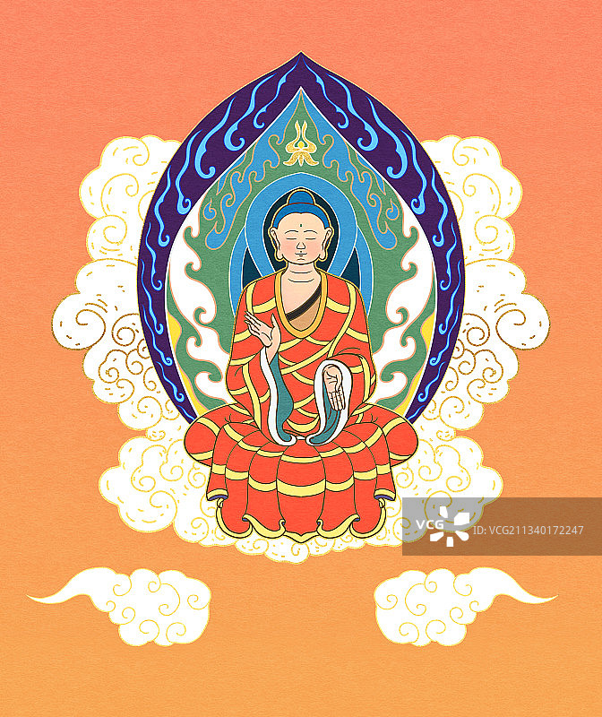 敦煌佛菩萨造像图片素材