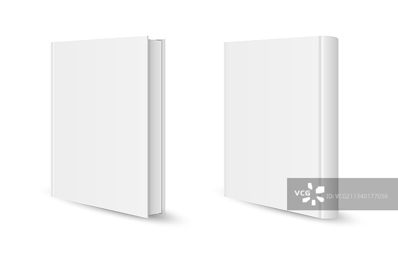 空白竖版书本模板杂志图片素材