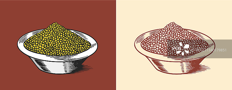 芥末或辛辣调味蘸酱图片素材