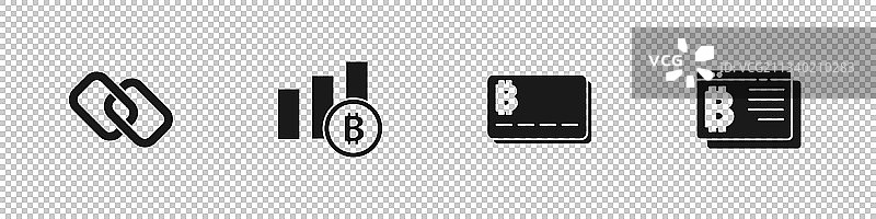 链环饼图信息图比特币素材图片素材