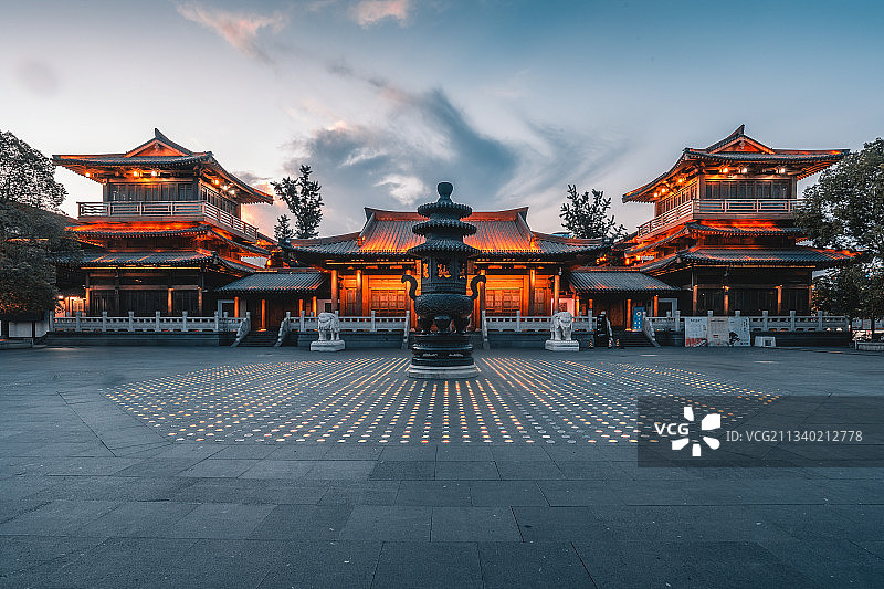 杭州香积寺风光图片素材