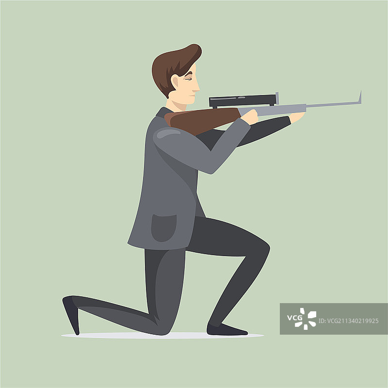 男人冒险题材特工插画图片素材