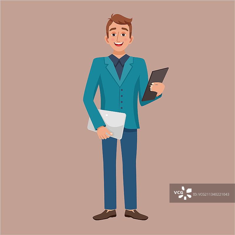 聪明人角色插图图片素材