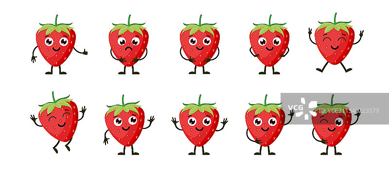 卡通有趣水果图片素材