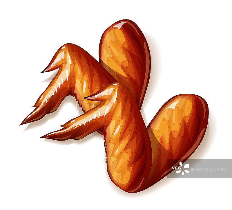 炸鸡翅快餐美食图片素材