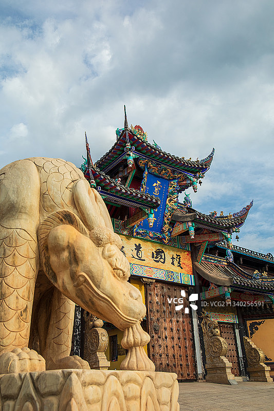 麒麟祥瑞，西昌灵鹰寺l图片素材