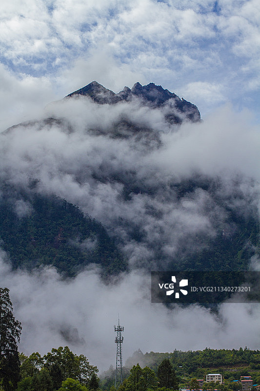 山南地区错那县勒布沟图片素材