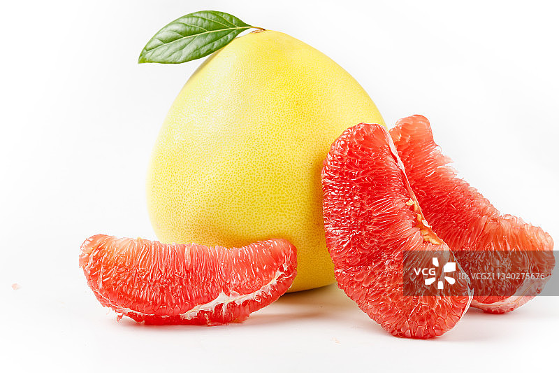 白底上一堆海南红心蜜柚图片素材