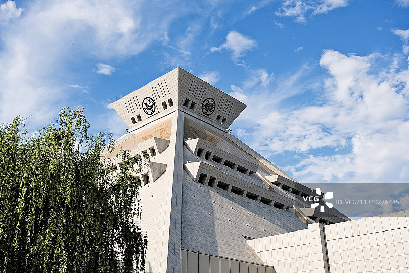 河南博物院建筑外观图片素材