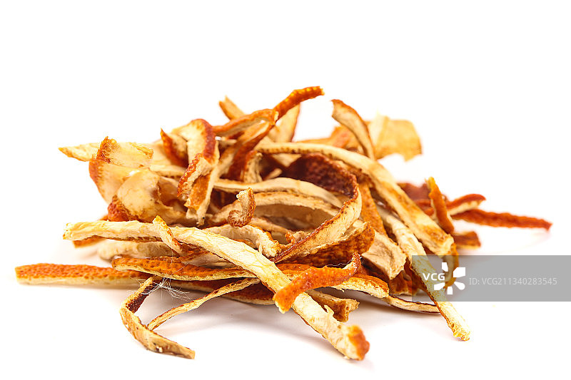 白底上放着陈皮图片素材