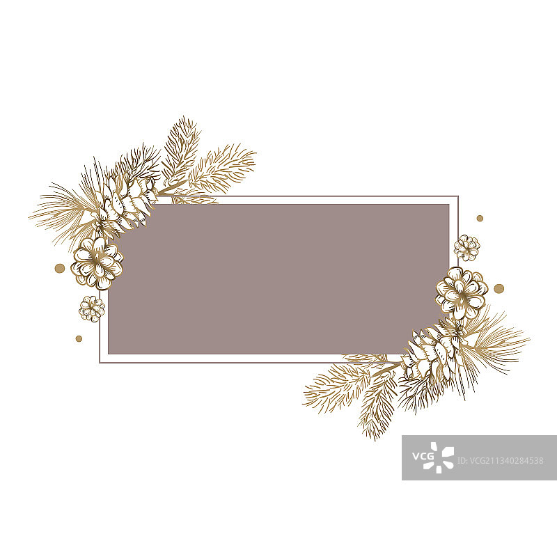 空白花卉邀请函图片素材