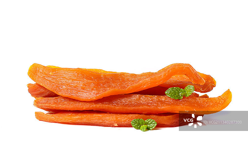白底上的红薯干图片素材
