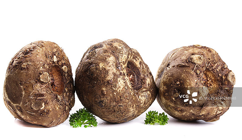 白底上摆放着魔芋图片素材