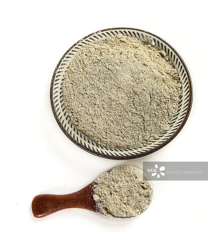 碗里装着魔芋粉图片素材