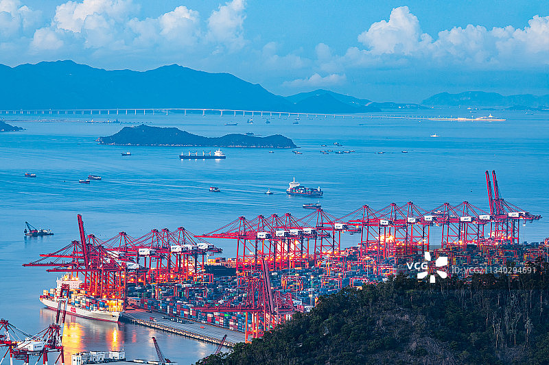 深圳海港城市风光图片素材