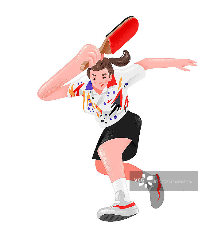 运动员--乒乓球图片素材