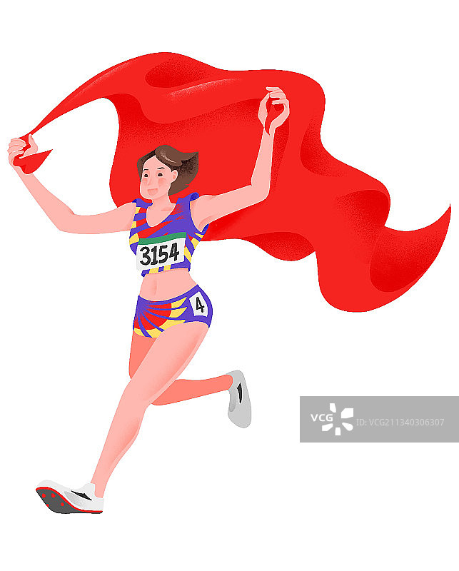 运动员--跑步-竞走图片素材