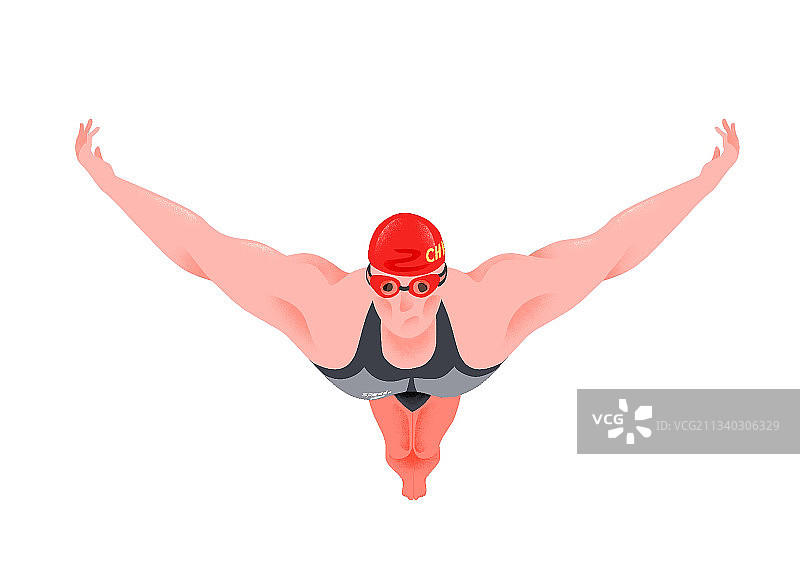 运动员--游泳图片素材