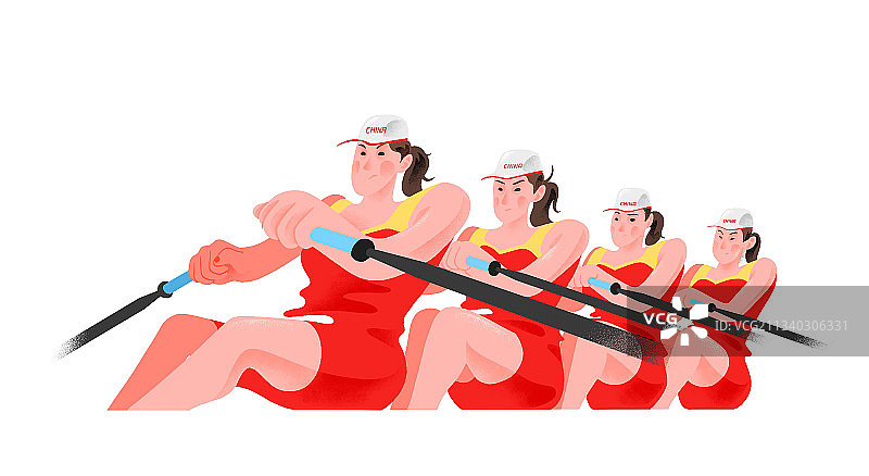 运动员--赛艇图片素材