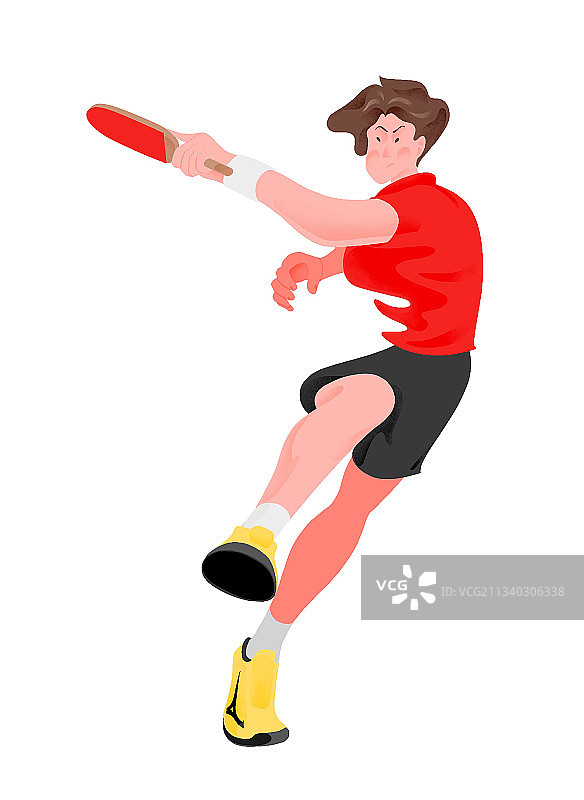 运动员--乒乓球图片素材