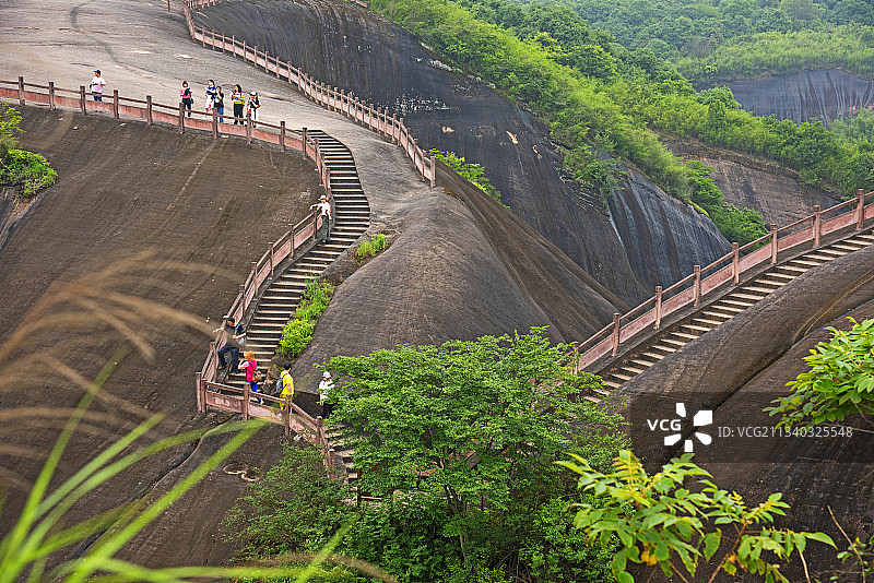 “丹霞之心”湖南省郴州市飞天山图片素材