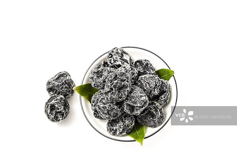 碟子里装着话梅图片素材