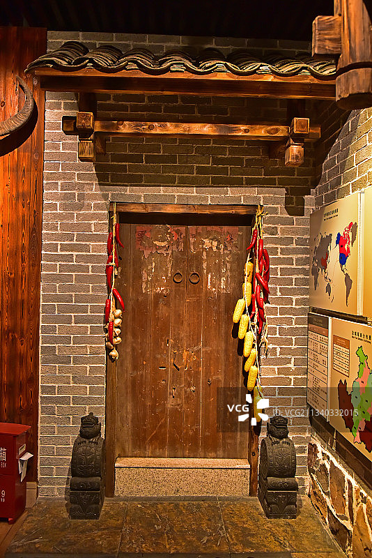 湖南郴州汝城县瑶畲风情园瑶畲民俗风情馆瑶族畲族文化展图片素材