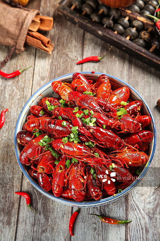 碗里放着蒸虾图片素材