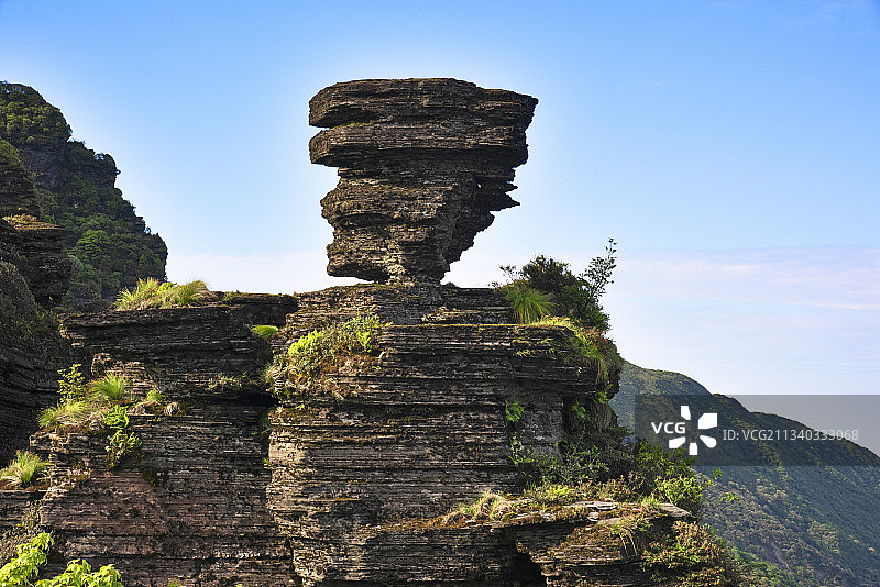 “世界自然遗产”贵州铜仁梵净山图片素材