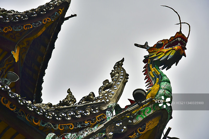 湖南邵阳市水府庙戏楼“双江楼”图片素材