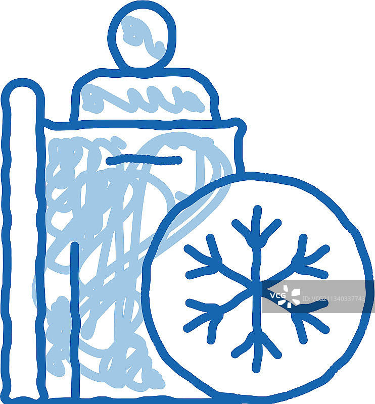 人物加热点生物黑客涂鸦图标手绘图片素材