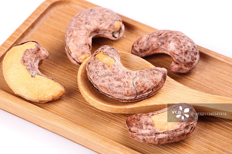 白底上的越南腰果图片素材