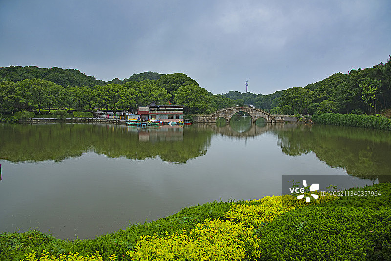 中国第一“爱情岛”湖南省岳阳君山岛图片素材