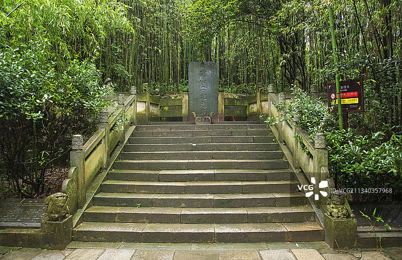 中国第一“爱情岛”湖南省岳阳君山岛图片素材