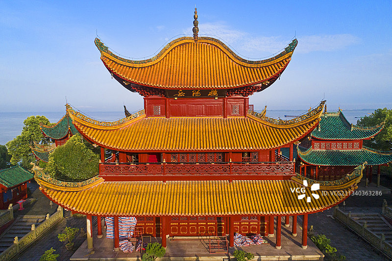 “江南三大名楼”湖南岳阳楼图片素材