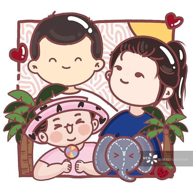 幸福家庭图片素材